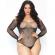 Leg Avenue Crystalized Fishnet Bodystocking 1X-2X