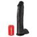 King Cock 15 Inch Dildo kiveksillä Musta