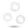 Addicted Toys  C-Ring Set Clear