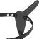 Fetish Submissive Silikoni Strap-On Musta 15CM