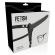 Fetish Submissive Silikoni Strap-On Musta 15CM