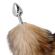 Darkness  Tail Butt Plug Silver