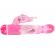 Baile Vibrators Multispeed Vibrator With Clit Stimulator Pink