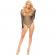 Leg Avenue Fishnet Thong Back Teddy Bodysuit One Size