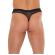 Mens Black G-String With Penis Sleeve