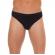 Mens Black Cotton G-String