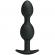 Pretty Love Bottom - Silicone Anal Balls  12.5 CM - Black