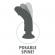 King Cock 23 CM Vibraattori Kiveksillä Flesh