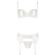 Cottelli Delicate Bra Set White