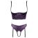 Cottelli Satin Quarter Cup Bra Set