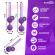 Moressa Osian Set Premium Silicone  Purple