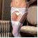 Lace Suspender Belt & Stockings