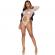 Leg Avenue Top Bodysuit With Thong Back One Size - Valkoinen