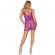 Leg Avenue Daisy virkkaus minimekko Purple