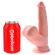 King Cock Plus 3D Cock Swinging Balls  12.7 CM