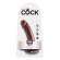 King Cock 6\" Cock Brown 15.2 CM