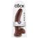 King Cock 9\" Cock Brown With Balls 22.9 CM