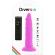 Diversia Flexible Vibrating Dildo 23 CM - Purple