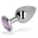 Ohmama Anal Plug Metal Violet 8 CM