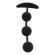 Black&silver - Harry Anal Beads 14 CM