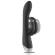 Black&silver - Adam Stimuloiva Vibraattori Silikoni Ladattava Musta