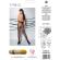 Passion - Tiopen 022 Stocking BLACK/RED 1/2 (20 Den)