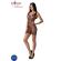 Passion - BS097 Bodystocking Musta Yksi Koko