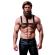 Fetish Submissive Attitude - Chest Harness With Collar Adjustable Eco Leather Men