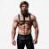 Fetish Submissive Attitude - Chest Harness With Collar Adjustable Eco Leather Men