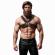 Fetish Submissive Attitude - Crossed Chest Harness With Studs Eco Leather Men