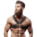 Fetish Submissive Attitude - Crossed Chest Harness With Studs Eco Leather Men