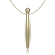 Ibiza™ - Clit Pocket Stimulator (necklace) Usb Charger 12 Vibration Modes Golden 12,2 X 1,5