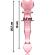 Nebula Series By Ibiza™ - Model 21 Dildo Borosilicate Glass 20.5 X 3.5 CM Pink