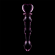 Nebula Series By Ibiza™ - Model 21 Dildo Borosilicate Glass 20.5 X 3.5 CM Pink