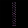 Nebula Series By Ibiza™ - Model 22 Dildo Borosilicate Glass 21.5 X 2.5 CM Pink