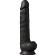 Silexd - Model 1 Realistic Penis Premium Silexpan Silicone Black 38 CM