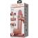 Pretty Love - Sliding Skin Series Realistic Dildo With Sliding Skin Suction Cup Brown 24 CM