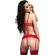 Chilirose - Cr 3086 Bodysuit Red