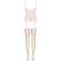 Livco Corsetti Fashion - Persinne Peach Set Corset + Panty + Stockings