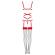 Livco Corsetti Fashion - Thiara Lc 20213 Set Body + Stockings Red