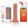 Oninder - Large BogotÁ Vibrator Dildo 9 Speeds Natural 22 CM -O- 4.5 CM - Free App