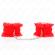 Kink - Lace Elastic Wrist Restraints Red