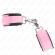 Kink - Adjustable Neoprene Wrist Restraints Pink Adjustable 22-34 CM