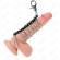 Kink - 7 Metallista Penisrengasta 3,8 CM - 5 CM Yhdistetty Nahalla ja Metalliketjulla 100 CM