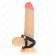 Kink - Leather Penis Ring With Pressure Closure - Nahkainen Penisrengas 39 X 1 CM