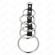 Kink - 5 Metallista Penisrengasta 3,2 CM - 5 CM Nahalla Yhdistettyn