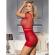 Subblime - 951924 Short Red Crochet Grill Dress One Size