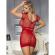 Subblime - 951924 Short Red Crochet Grill Dress One Size