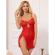 Subblime - 954208 Lace Babydoll With Adjustable Straps Red S/M