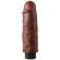 King Cock - Vibrating Cock Brown 15.24 CM